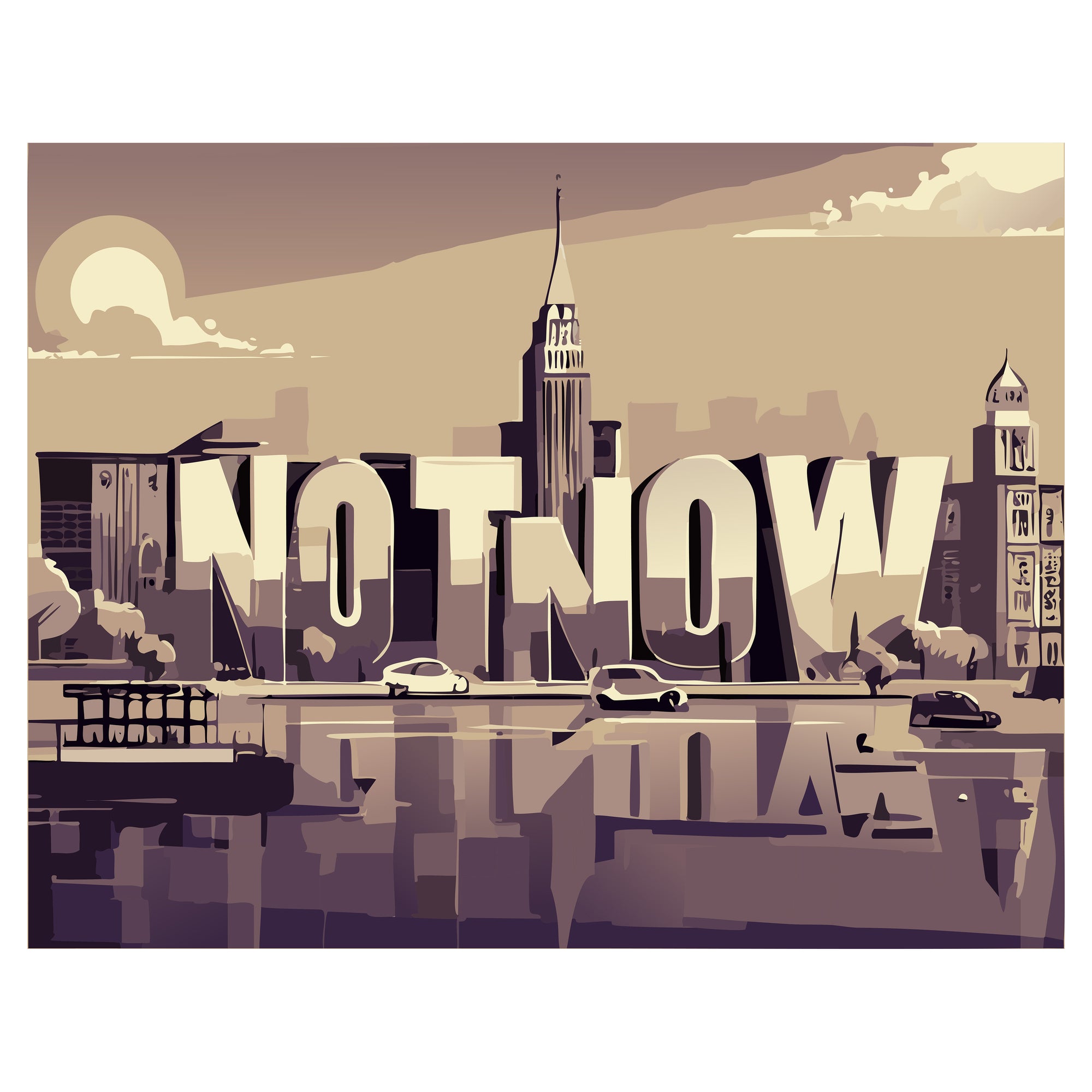 Not Now | Zip Hoodie | Sensory Friendly |