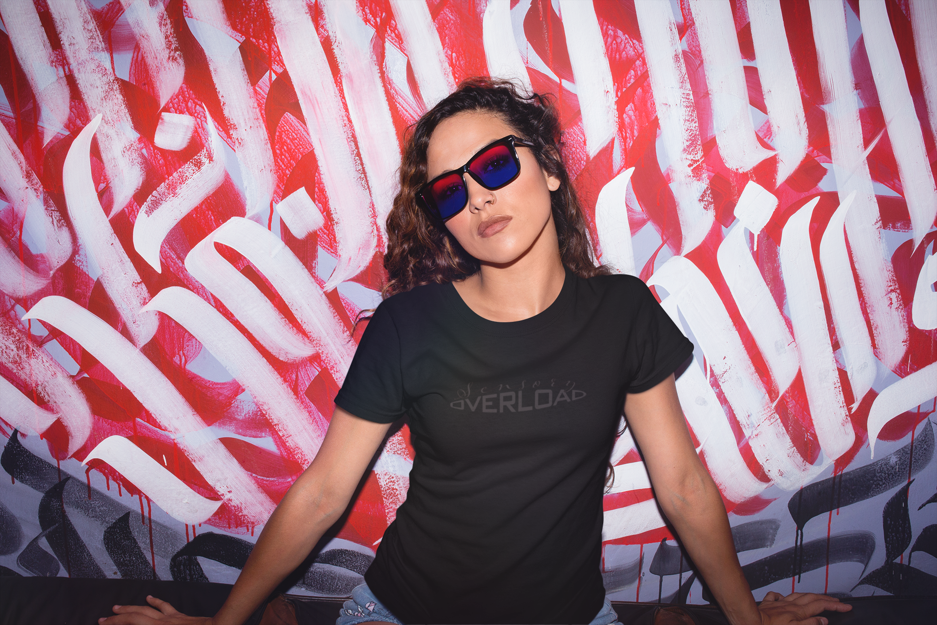 Sensory Overload | Fitted Women's Classic T-Shirt | 100% Organic Cotton |